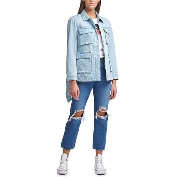 Levi's Denim Shirt Jacket 1X - Picture 2 of 16